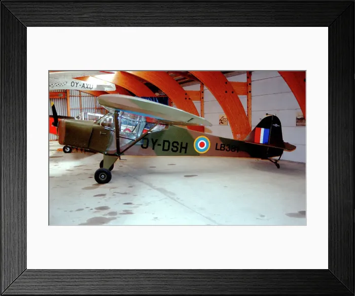 Framed Print : Taylorcraft Plus D OY-DSH - LB381 Framed Print : Taylorcraft Plus D OY-DSH - LB381