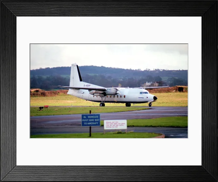 Framed Print : Fokker F-27-600 Friendship D-ADOP Framed Print : Fokker F-27-600 Friendship D-ADOP
