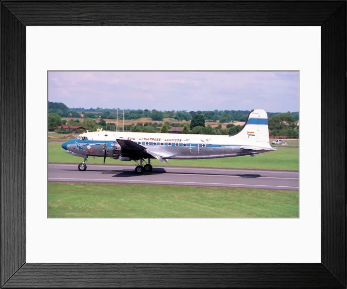 Framed Print : Douglas DC-4 ZS-BMH Framed Print : Douglas DC-4 ZS-BMH