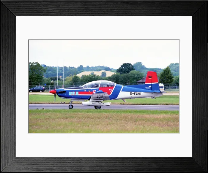 Framed Print : Pilatus PC-9 D-FGMT Framed Print : Pilatus PC-9 D-FGMT