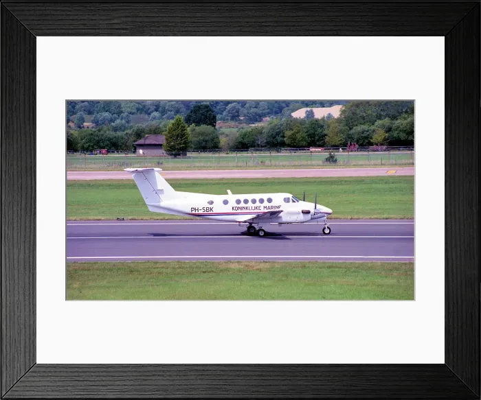 Framed Print : Beech Super King Air 200C PH-SBK Framed Print : Beech Super King Air 200C PH-SBK