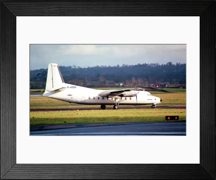 Framed Print : Fokker F-27-600 Friendship D-ADOP Framed Print : Fokker F-27-600 Friendship D-ADOP