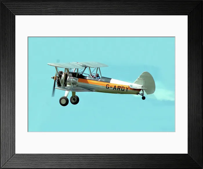 Framed Print : Boeing-Stearman PT-17 G-AROY Framed Print : Boeing-Stearman PT-17 G-AROY