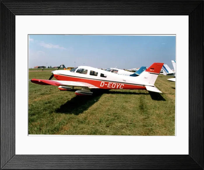 Framed Print : Piper PA-28 Archer III D-EOYC Framed Print : Piper PA-28 Archer III D-EOYC
