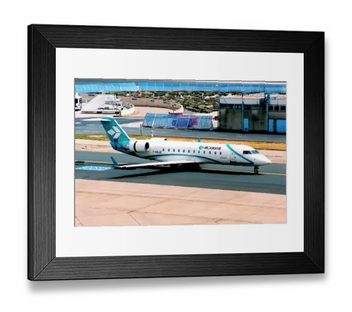 Framed Print : Canadair Regional Jet 200LR I-ADJC Framed Print : Canadair Regional Jet 200LR I-ADJC