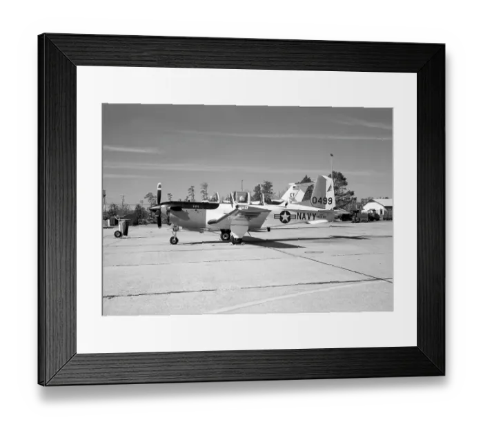 Framed Print : Beechcraft T-34C Turbo-Mentor 160499 Framed Print : Beechcraft T-34C Turbo-Mentor 160499