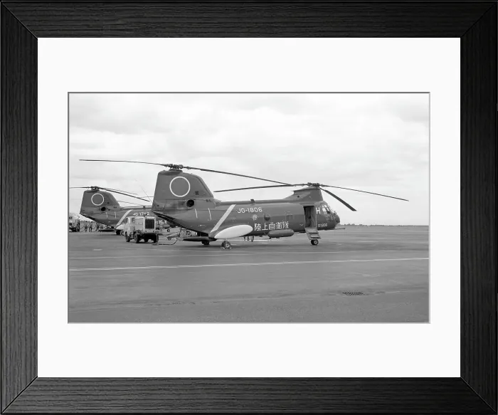 Framed Print : Kawasaki-Vertol KV-107A 51086 - M Framed Print : Kawasaki-Vertol KV-107A 51086 - M