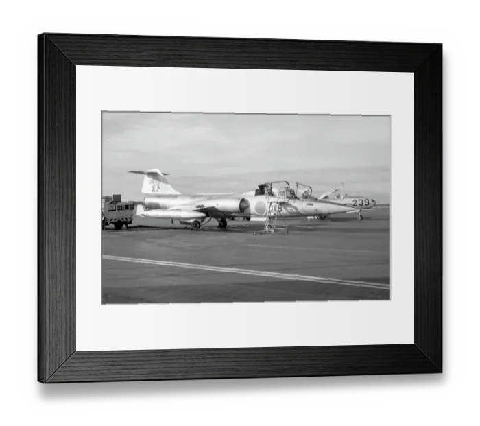 Framed Print : Lockheed F-104DJ Starfighter 36-5019 Framed Print : Lockheed F-104DJ Starfighter 36-5019