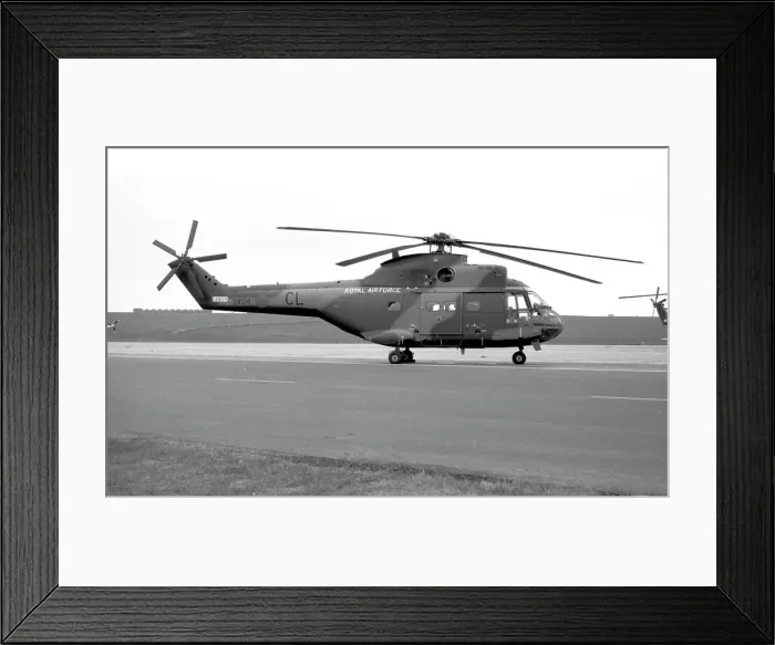 Framed Print : Westland / Aerospatiale Puma HC.1 XW214 - CL Framed Print : Westland / Aerospatiale Puma HC.1 XW214 - CL