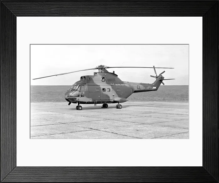 Framed Print : Westland / Aerospatiale Puma HC.1 XW214 - CL Framed Print : Westland / Aerospatiale Puma HC.1 XW214 - CL