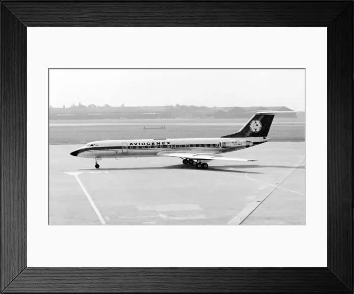 Framed Print : Tupolev Tu-134A YU-AHX Framed Print : Tupolev Tu-134A YU-AHX