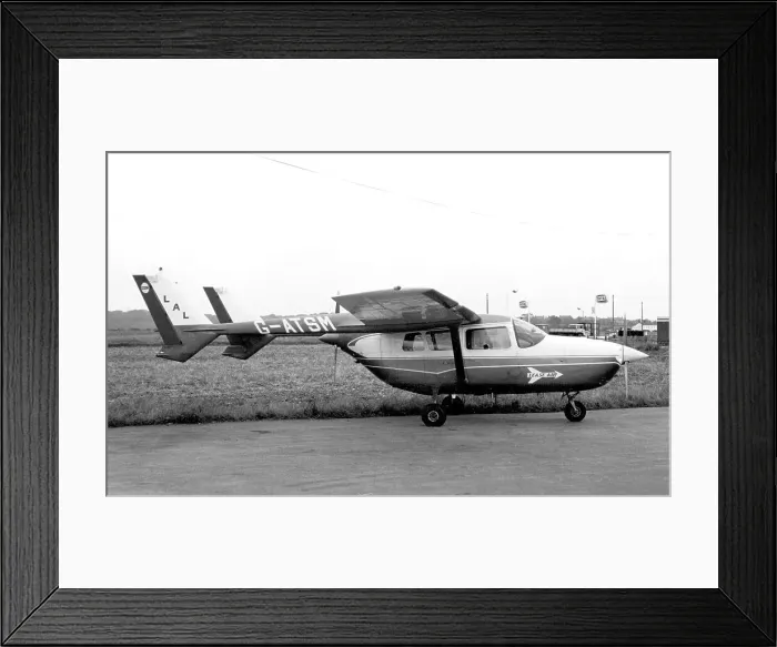 Framed Print : Cessna 337A Super Skymaster G-ATSM Framed Print : Cessna 337A Super Skymaster G-ATSM