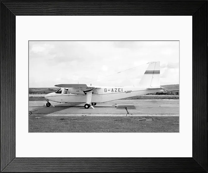 Framed Print : Britten-Norman BN-2A Islander G-AEZI Framed Print : Britten-Norman BN-2A Islander G-AEZI