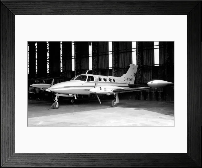 Framed Print : Cessna 401 G-AWWW Framed Print : Cessna 401 G-AWWW