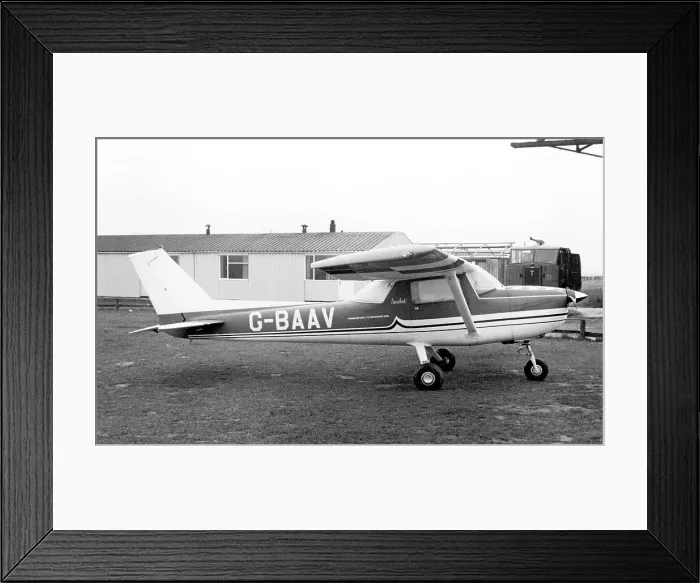 Framed Print : Reims-Cessna FRA150L Aerobat G-BAAV Framed Print : Reims-Cessna FRA150L Aerobat G-BAAV