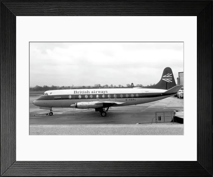 Framed Print : Vickers Viscount 802 G-AOHL Framed Print : Vickers Viscount 802 G-AOHL