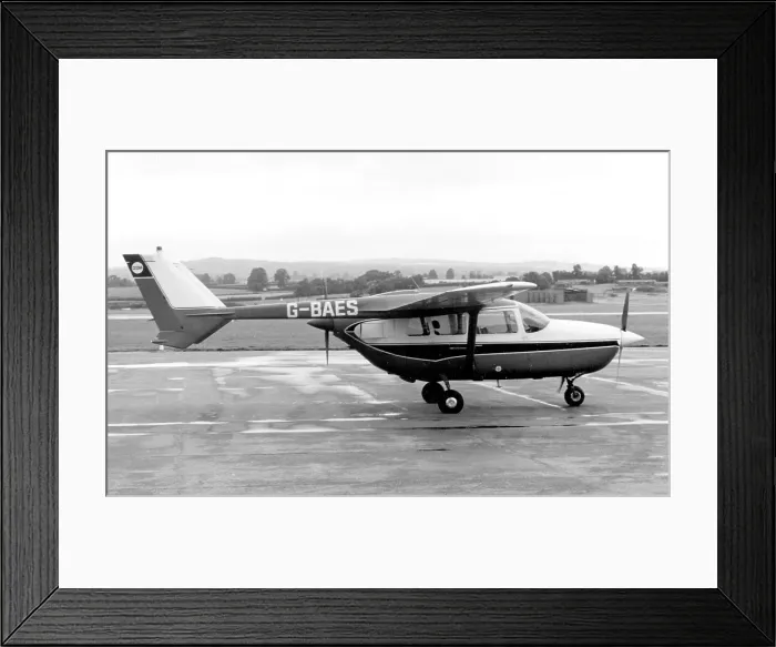 Framed Print : Cessna 337A Super Skymaster G-BAES Framed Print : Cessna 337A Super Skymaster G-BAES