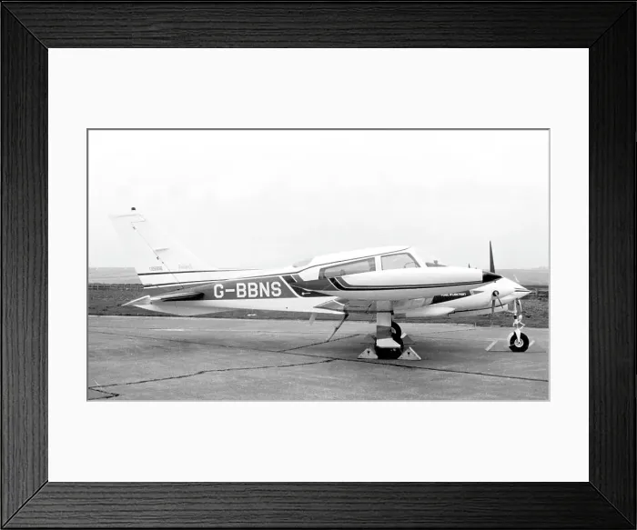 Framed Print : Cessna 310Q G-BBNS Framed Print : Cessna 310Q G-BBNS