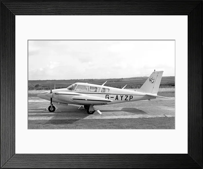Framed Print : Piper PA-39 Twin Comanche C / R G-AYZP Framed Print : Piper PA-39 Twin Comanche C / R G-AYZP