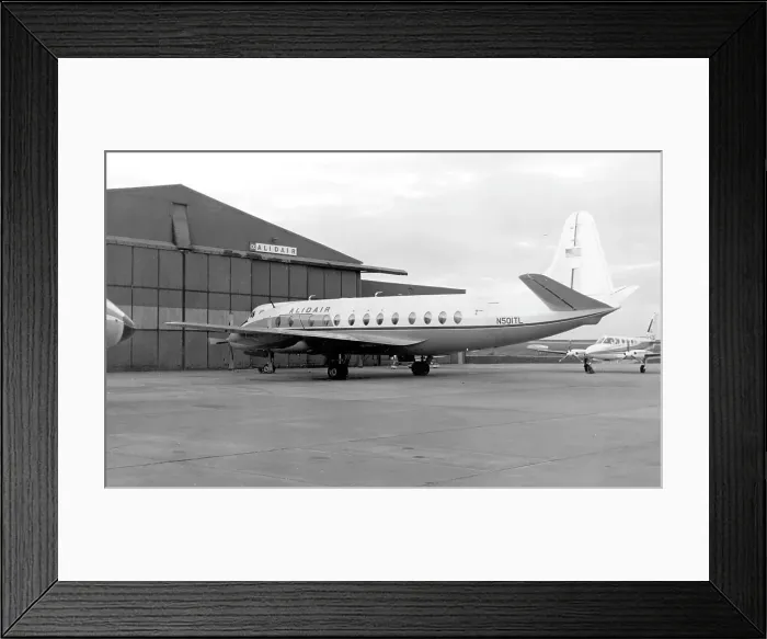 Framed Print : Vickers Viscount 810 N501TL Framed Print : Vickers Viscount 810 N501TL