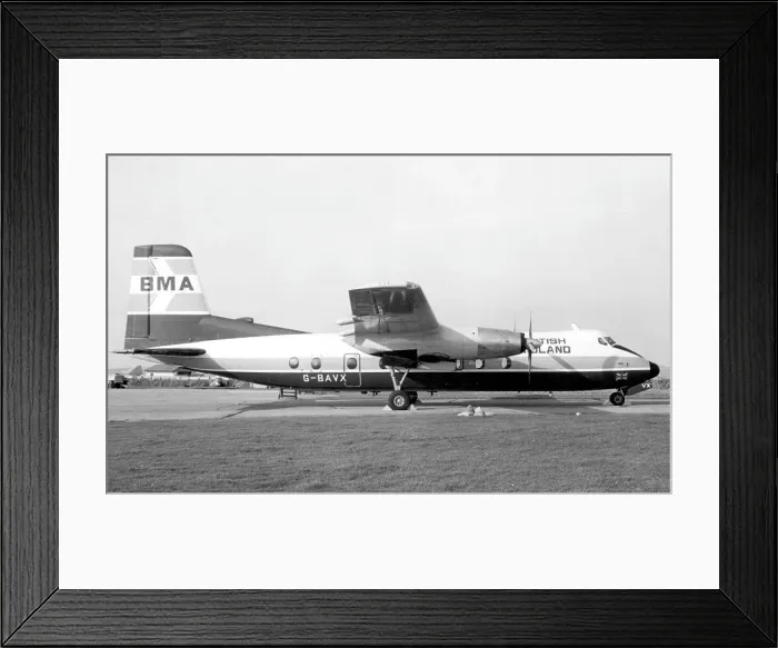 Framed Print : Handley Page Herald 214 G-BAVX Framed Print : Handley Page Herald 214 G-BAVX
