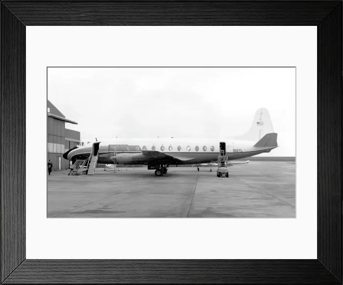 Framed Print : Vickers Viscount 810 N501TL Framed Print : Vickers Viscount 810 N501TL