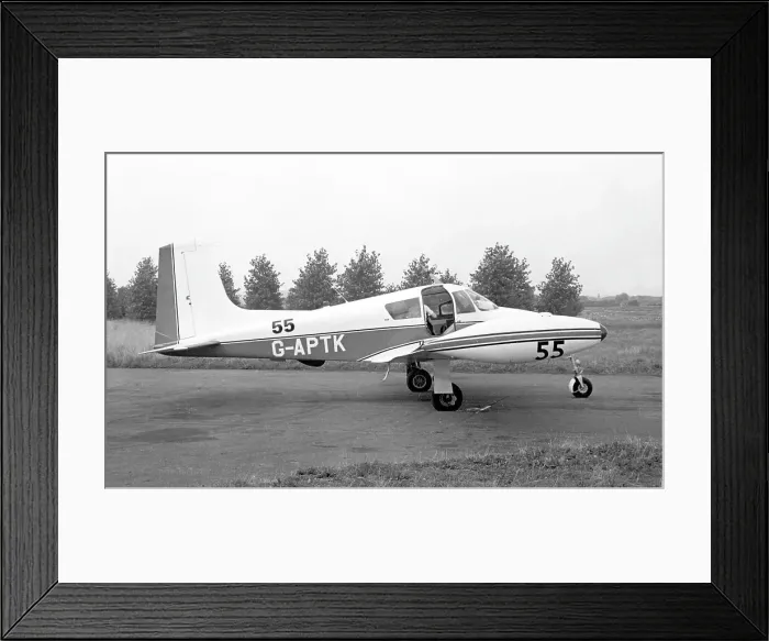 Framed Print : Cessna 310 G-APTK Framed Print : Cessna 310 G-APTK