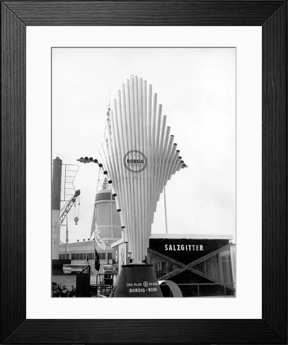 Framed Print : Borsig-Werke trade stand Framed Print : Borsig-Werke trade stand