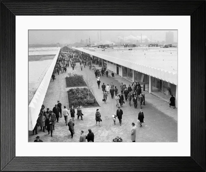 Framed Print : An early German shopping mall in Bochum nach Frankfurt Framed Print : An early German shopping mall in Bochum nach Frankfurt