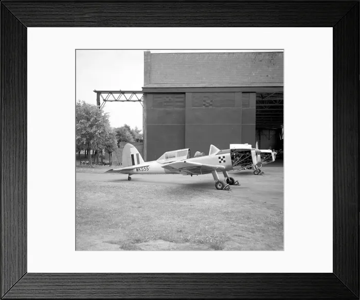 Framed Print : de Havilland DHC-1 Chipmunk T.10 WK555 Framed Print : de Havilland DHC-1 Chipmunk T.10 WK555