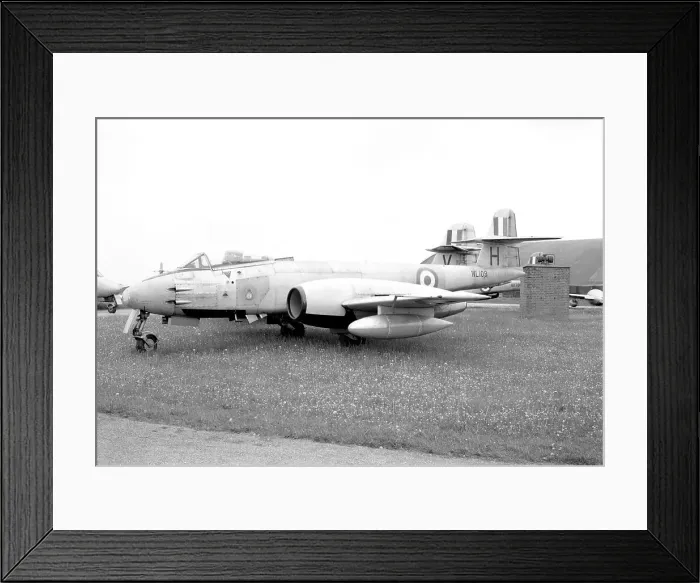 Framed Print : Gloster Meteor F(TT).8 WL109 Framed Print : Gloster Meteor F(TT).8 WL109