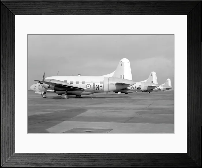 Framed Print : Vickers Varsity T.1 WF410, WF392 & WF413