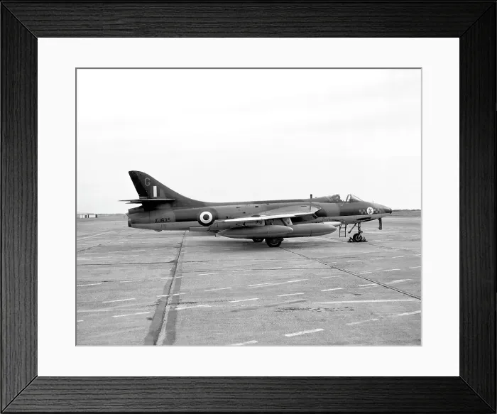 Framed Print : Hawker Hunter FGA.9 XJ635 - G Framed Print : Hawker Hunter FGA.9 XJ635 - G