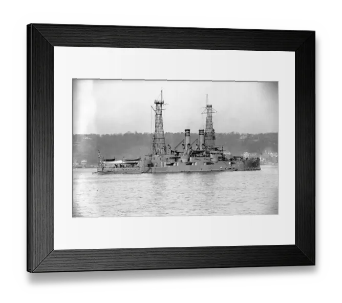 Framed Print : USS Mississippi BB23, Mississippi-class battleship Framed Print : USS Mississippi BB23, Mississippi-class battleship