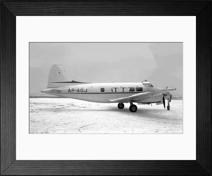 Framed Print : de Havilland DH.104 Dove AP-AGJ Framed Print : de Havilland DH.104 Dove AP-AGJ
