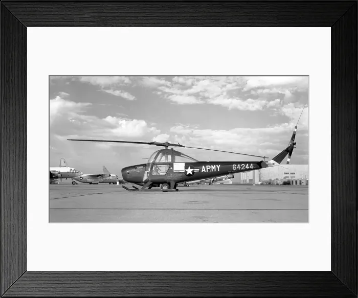 Framed Print : Cessna YH-41 Seneca 56-4244 Framed Print : Cessna YH-41 Seneca 56-4244