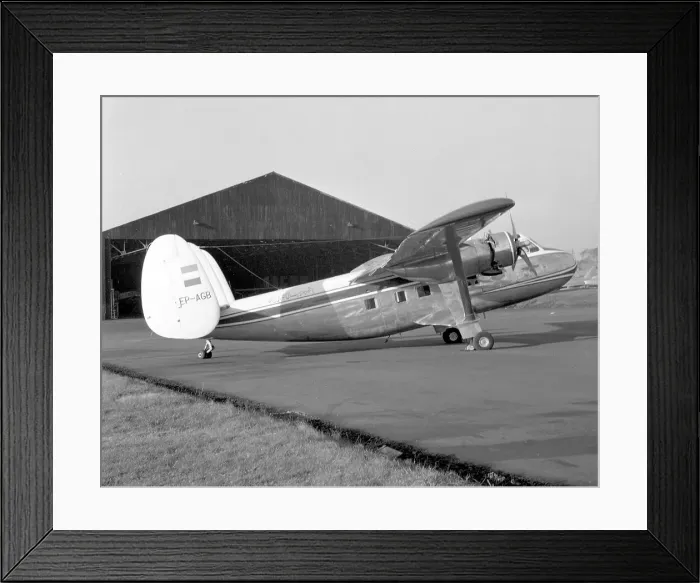 Framed Print : Scottish Aviation Twin Pioneer EP-AGB Framed Print : Scottish Aviation Twin Pioneer EP-AGB