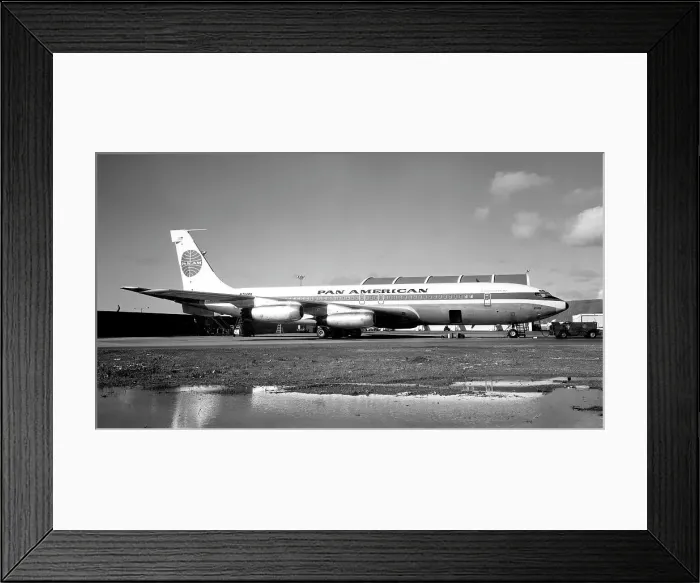 Framed Print : Boeing 707-321 N714PA Framed Print : Boeing 707-321 N714PA