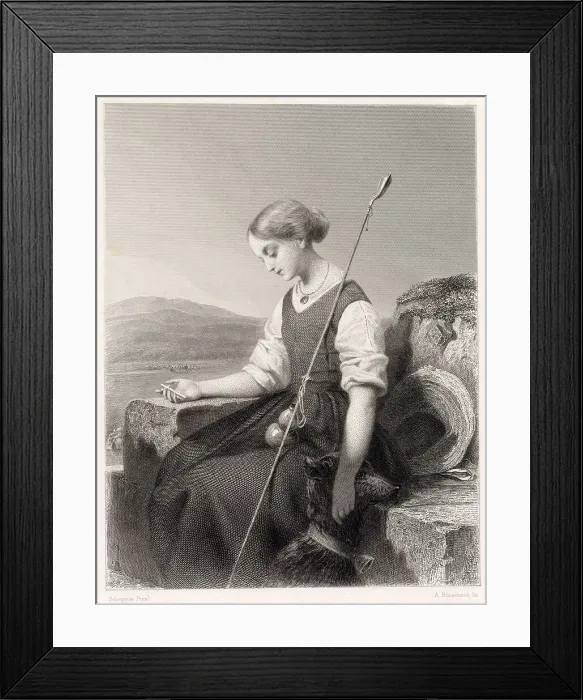 Framed Print : Saint Genevieve (422-500) French nun Framed Print : Saint Genevieve (422-500) French nun