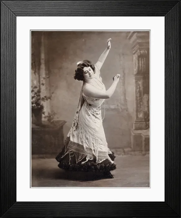 Framed Print : CECILE THEVENET singer, as Carmen in Bizet's opera Date: 1907 Framed Print : CECILE THEVENET singer, as Carmen in Bizet's opera Date: 1907