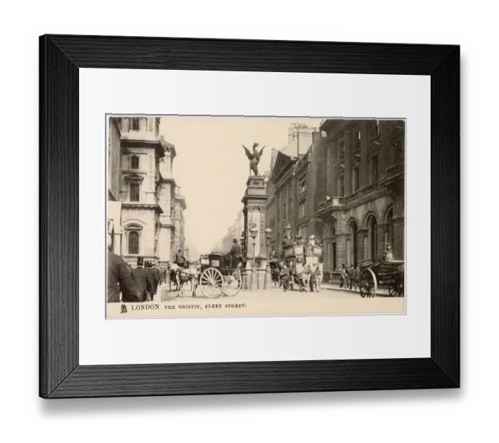 Framed Print : The Griffin, Fleet Street. Date: 1906 Framed Print : The Griffin, Fleet Street. Date: 1906