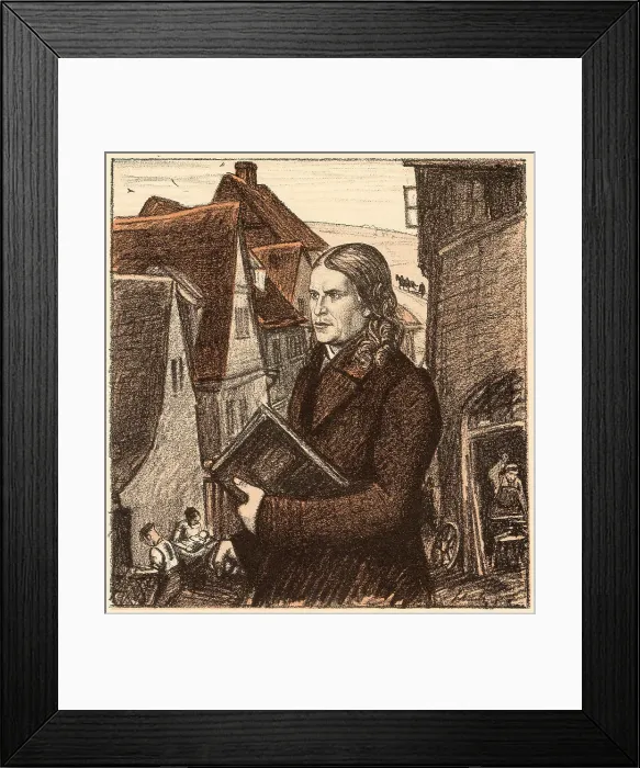 Framed Print : FRIEDRICH RUCKERT Framed Print : FRIEDRICH RUCKERT