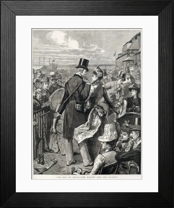 Framed Print : ASCOT 1889 Framed Print : ASCOT 1889