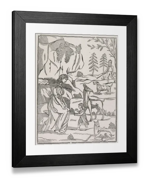 Framed Print : SAINT GENEVIEVE OF BRABANT French nun and saint Date: 422-500 Framed Print : SAINT GENEVIEVE OF BRABANT French nun and saint Date: 422-500