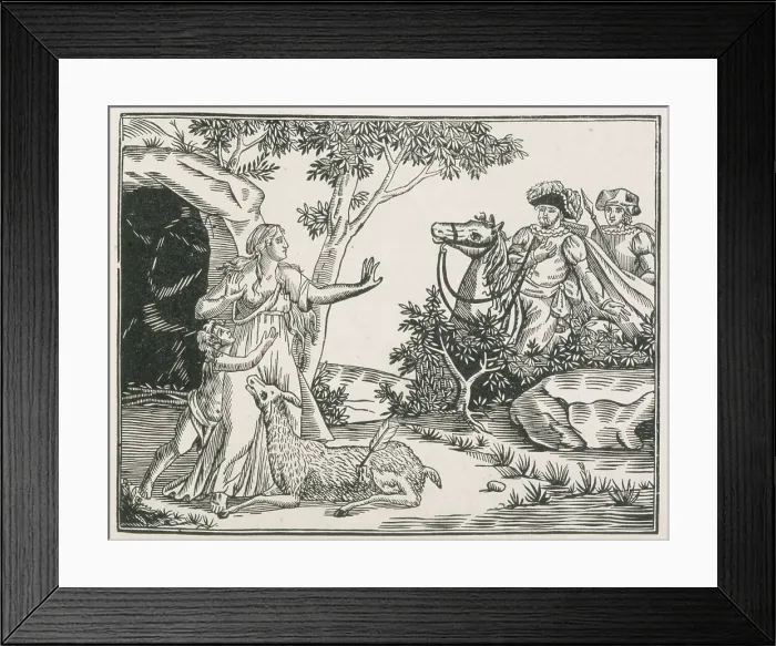 Framed Print : SAINT GENEVIEVE OF BRABANT French nun and saint Date: 422-500 Framed Print : SAINT GENEVIEVE OF BRABANT French nun and saint Date: 422-500