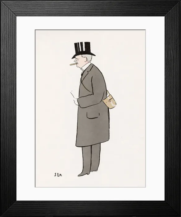 Framed Print : WILLIAM KISSAM VANDERBILT (1849 - 1920), American businessman Framed Print : WILLIAM KISSAM VANDERBILT (1849 - 1920), American businessman