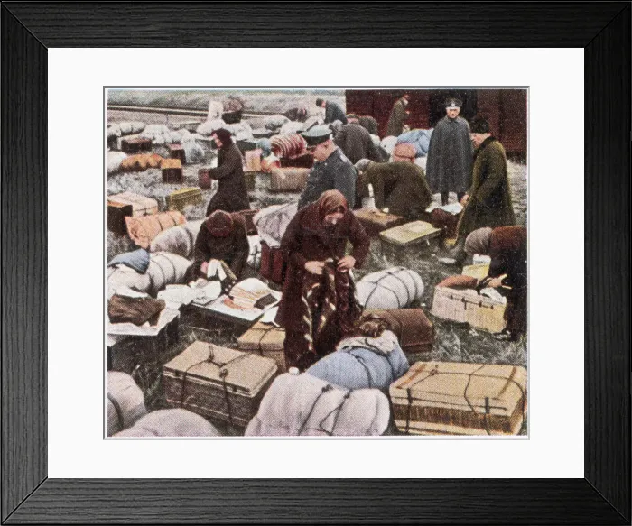 Framed Print : Volga Germans are resettled in South America. Date: December 1929 Framed Print : Volga Germans are resettled in South America. Date: December 1929