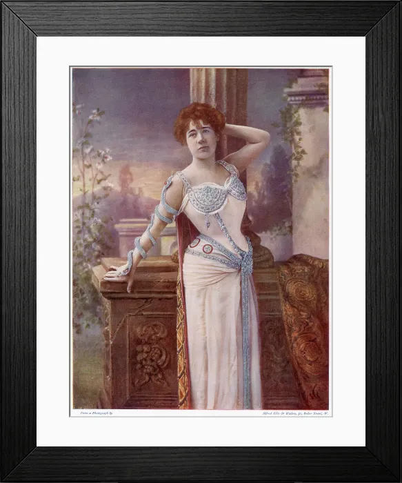 Framed Print : (Dame) MARIE TEMPEST (Marie Susan Etherington) (1864 - 1942), English actress Framed Print : (Dame) MARIE TEMPEST (Marie Susan Etherington) (1864 - 1942), English actress