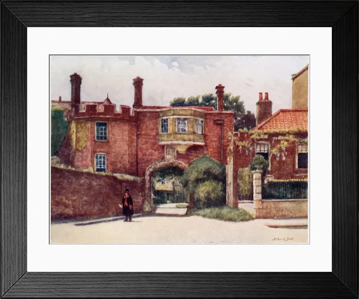 Framed Print : Richmond, Surrey: the old palace Date: 1907 Framed Print : Richmond, Surrey: the old palace Date: 1907