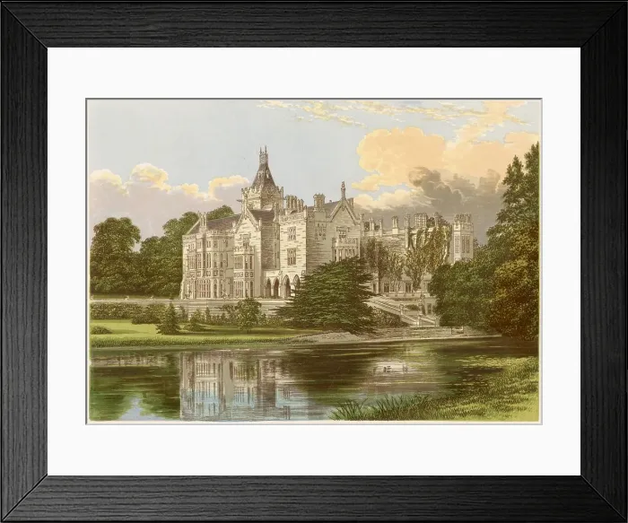 Framed Print : Adare Manor, County Limerick Date: 1879 Framed Print : Adare Manor, County Limerick Date: 1879